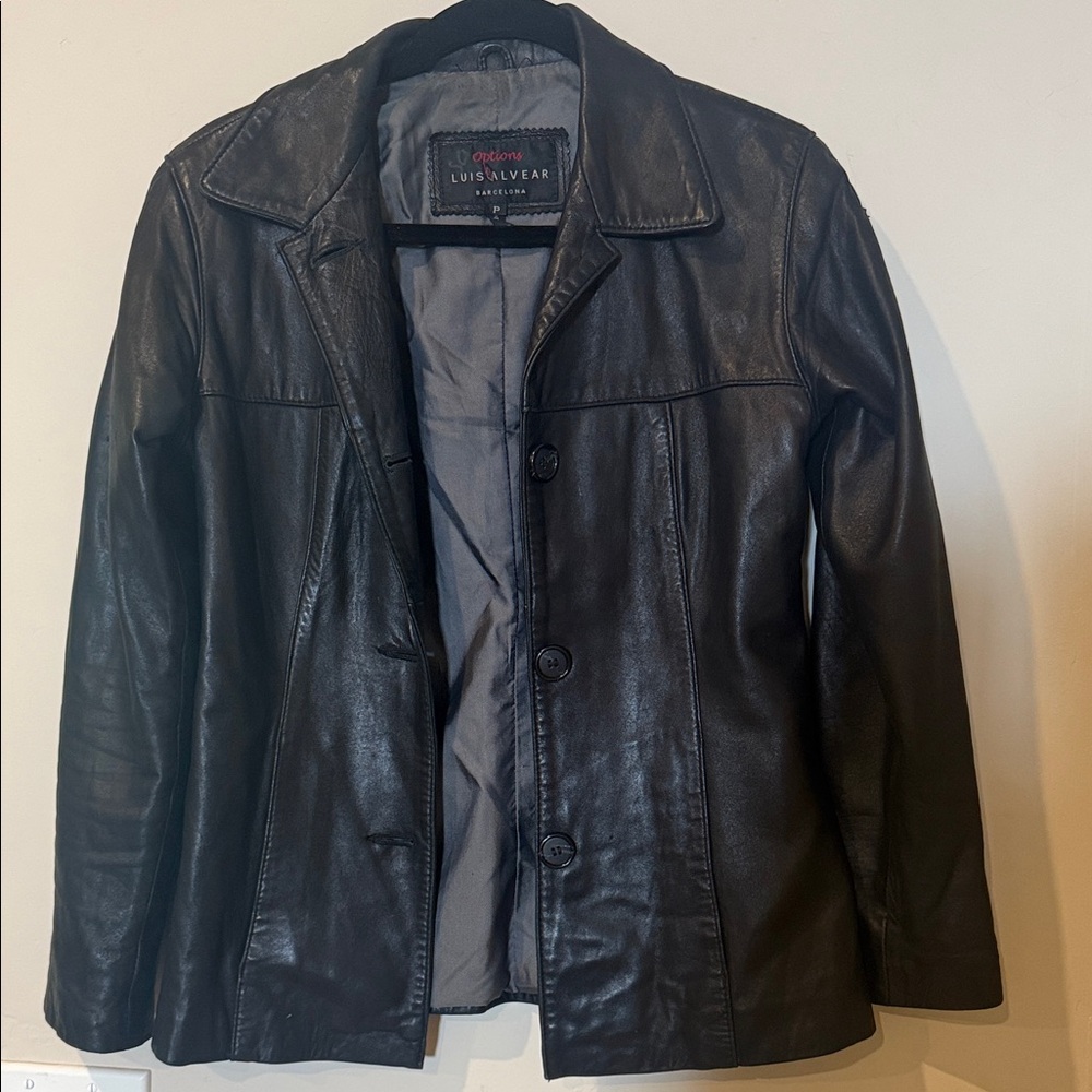 Awesome Vintage 90’s Black Leather Jacket for Women